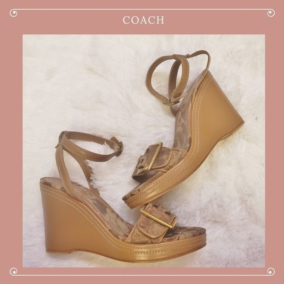 Coach | With Box Malinda 12CM Wedge Heel - Picture 1 of 7